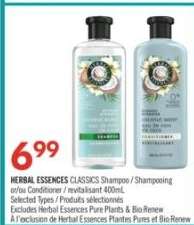 HERBAL ESSENCES CLASSICS Shampoo / Conditioner