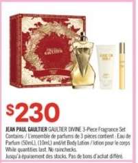JEAN PAUL GAULTIER GAULTIER DIVINE 3-Piece Fragrance Set