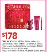 CAROLINA HERRERA LA BOMBA 3-Piece Set