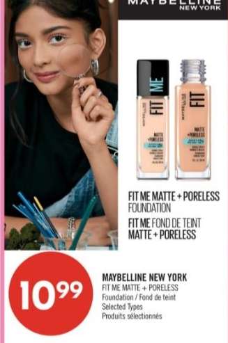 MAYBELLINE NEW YORK FIT ME MATTE + PORELESS