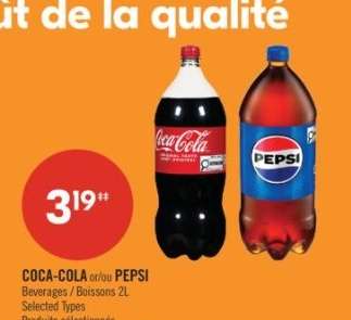COCA-COLA or/or PEPSI