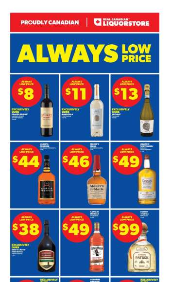 Circulaire Real Canadian Liquorstore - 19 Octobre 2026 - 27 Octobre 2026.