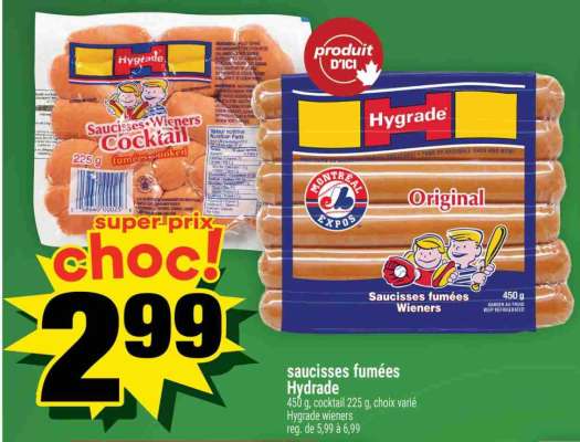 SAUCISSES FUMÉES HYGRADE
