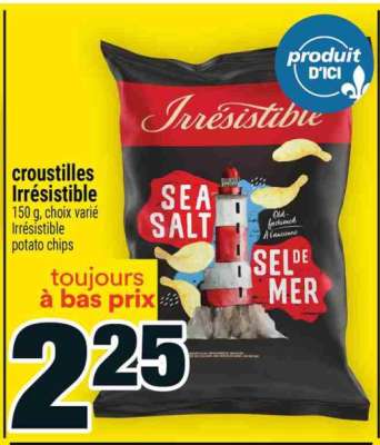 CROUSTILLES IRRÉSISTIBLE