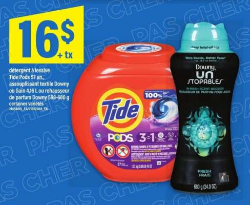 Tide Pods / Downy Unstopables