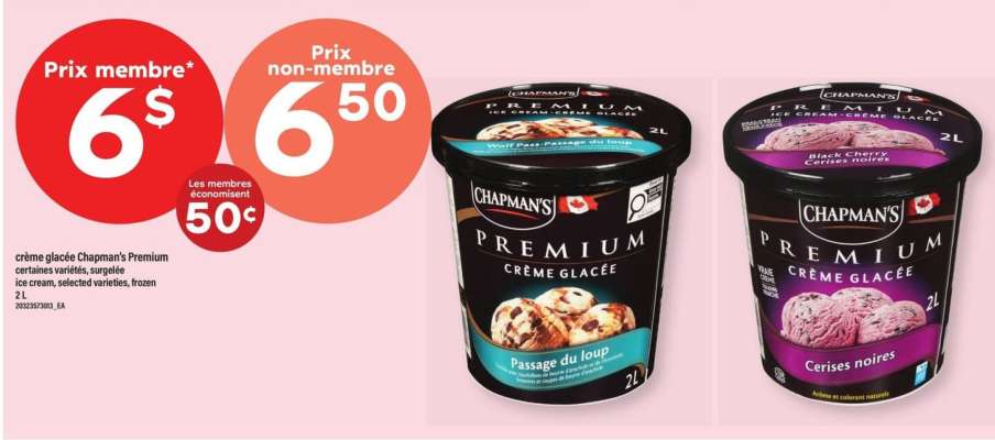 Chapman's Premium Crème Glacée