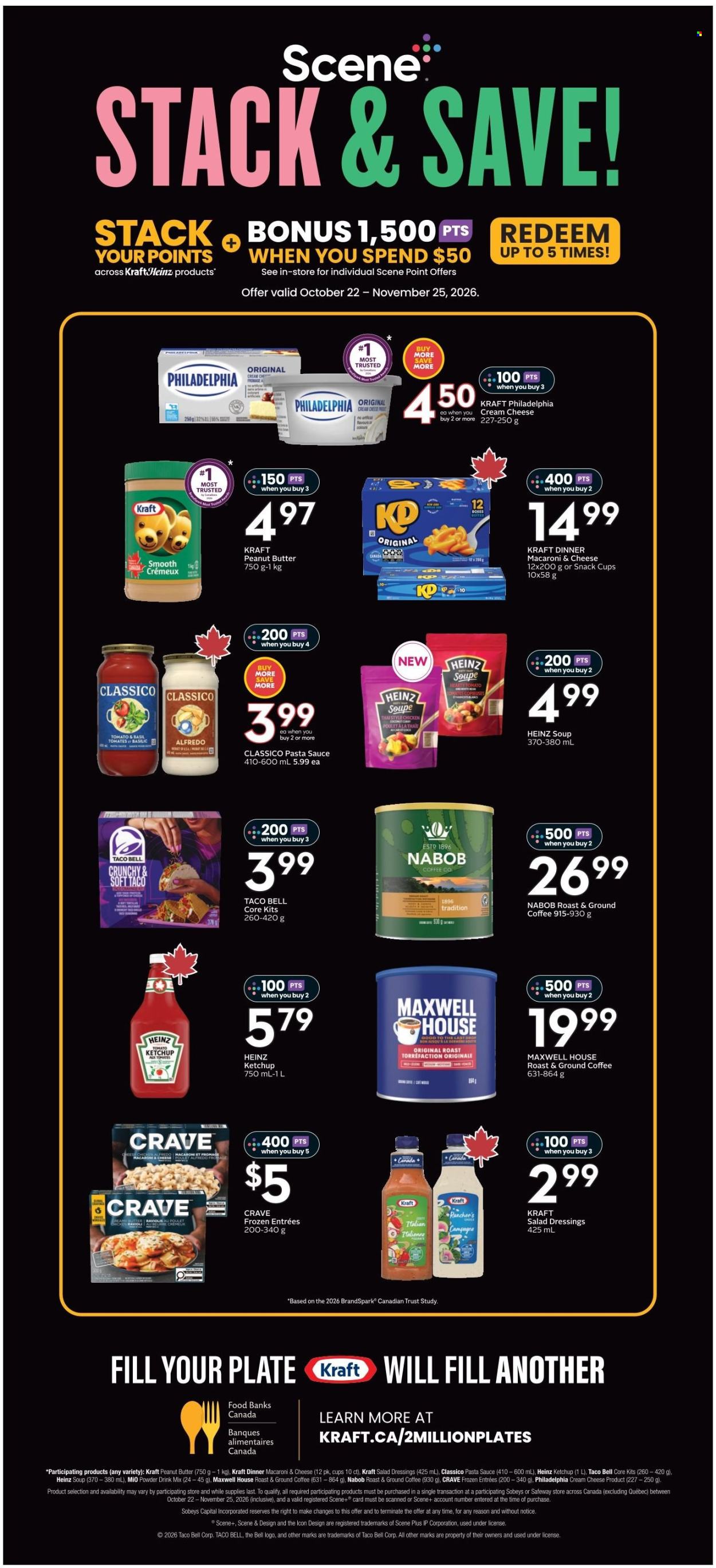 Circulaire Sobeys - 22 Octobre 2026 - 28 Octobre 2026. Page 25