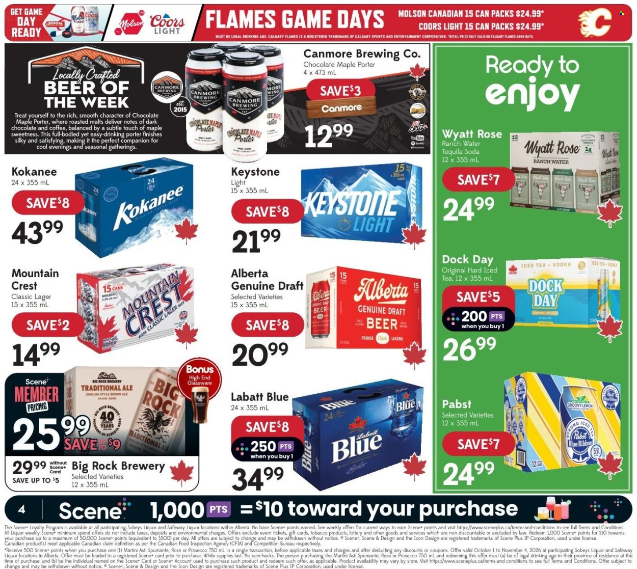Circulaire Sobeys Liquor - 22 Octobre 2026 - 28 Octobre 2026. Page 5