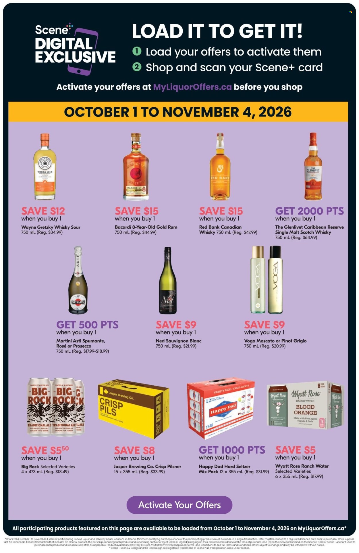 Circulaire Sobeys Liquor - 22 Octobre 2026 - 28 Octobre 2026. Page 6