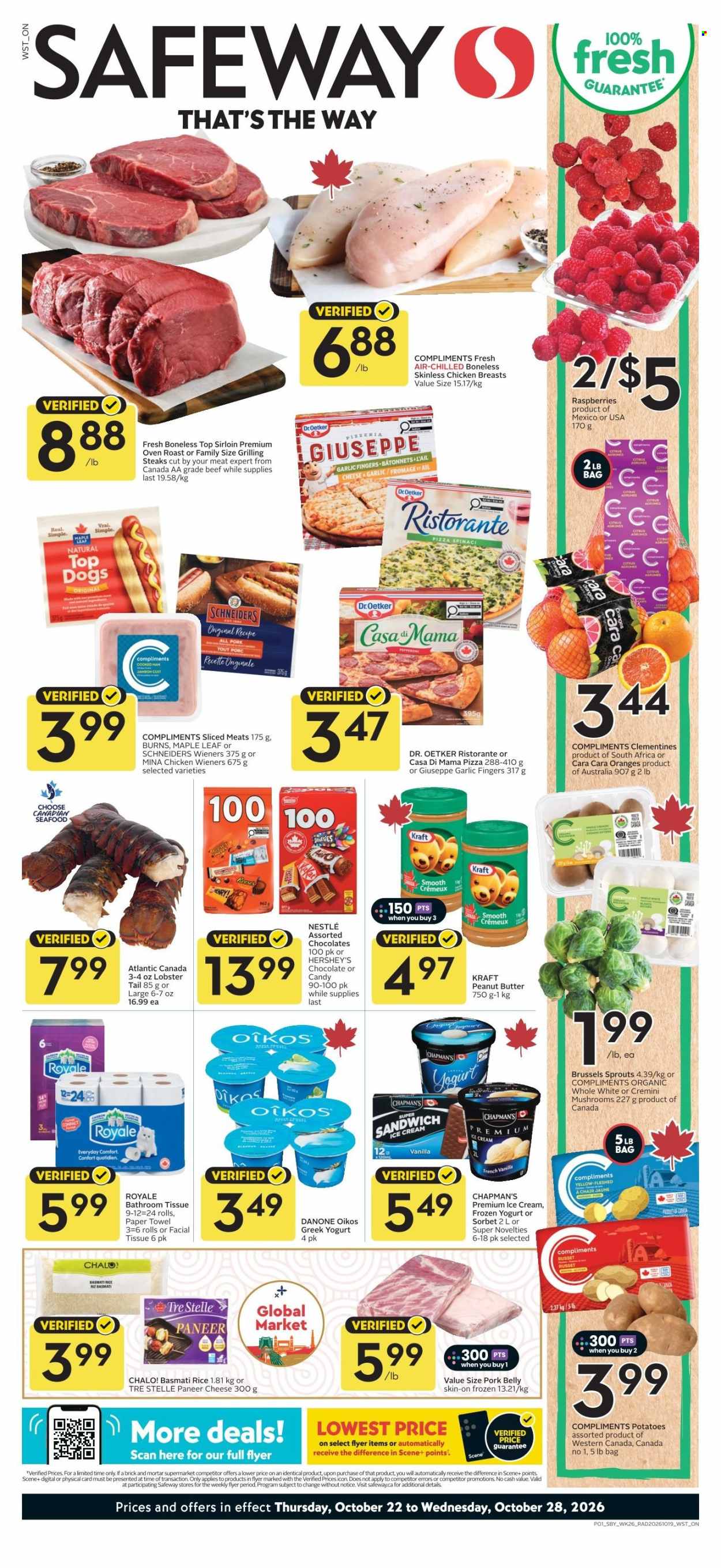 Circulaire Safeway - 22 Octobre 2026 - 28 Octobre 2026. Page 1