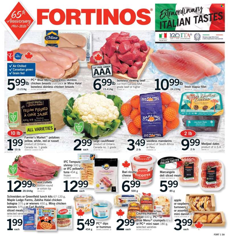 Fortinos Flyer - October 22, 2026 - October 28, 2026.