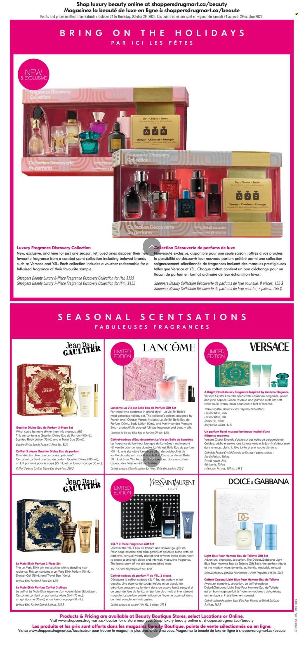 Circulaire Shoppers Drug Mart - 24 Octobre 2026 - 29 Octobre 2026. Page 10