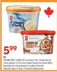 PC CREAM FIRST, LOADS OF Ice Cream Tub