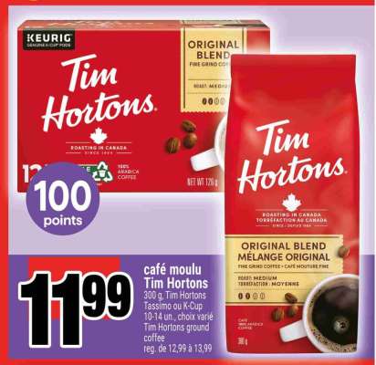 CAFÉ MOULU TIM HORTONS