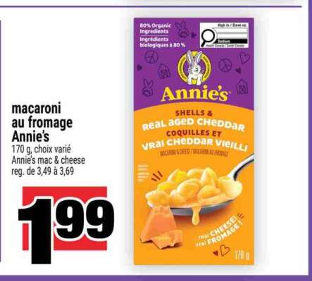 macaroni au fromage Annie's