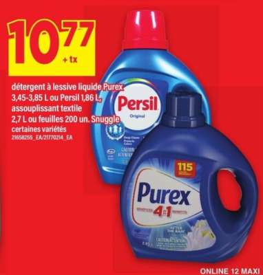 Purex, Persil, Snuggle