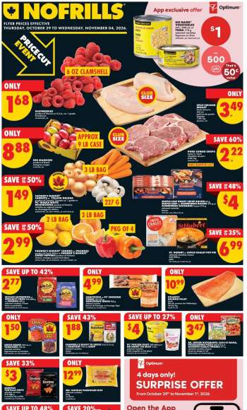 Circulaire No Frills - 29 Octobre 2026 - 04 Novembre 2026.