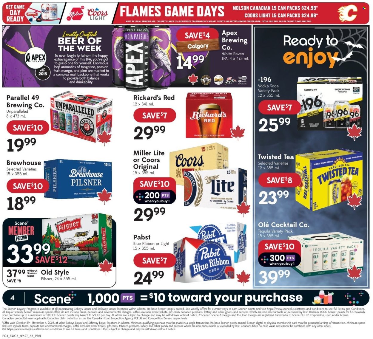 Circulaire Sobeys Liquor - 29 Octobre 2026 - 04 Novembre 2026. Page 5
