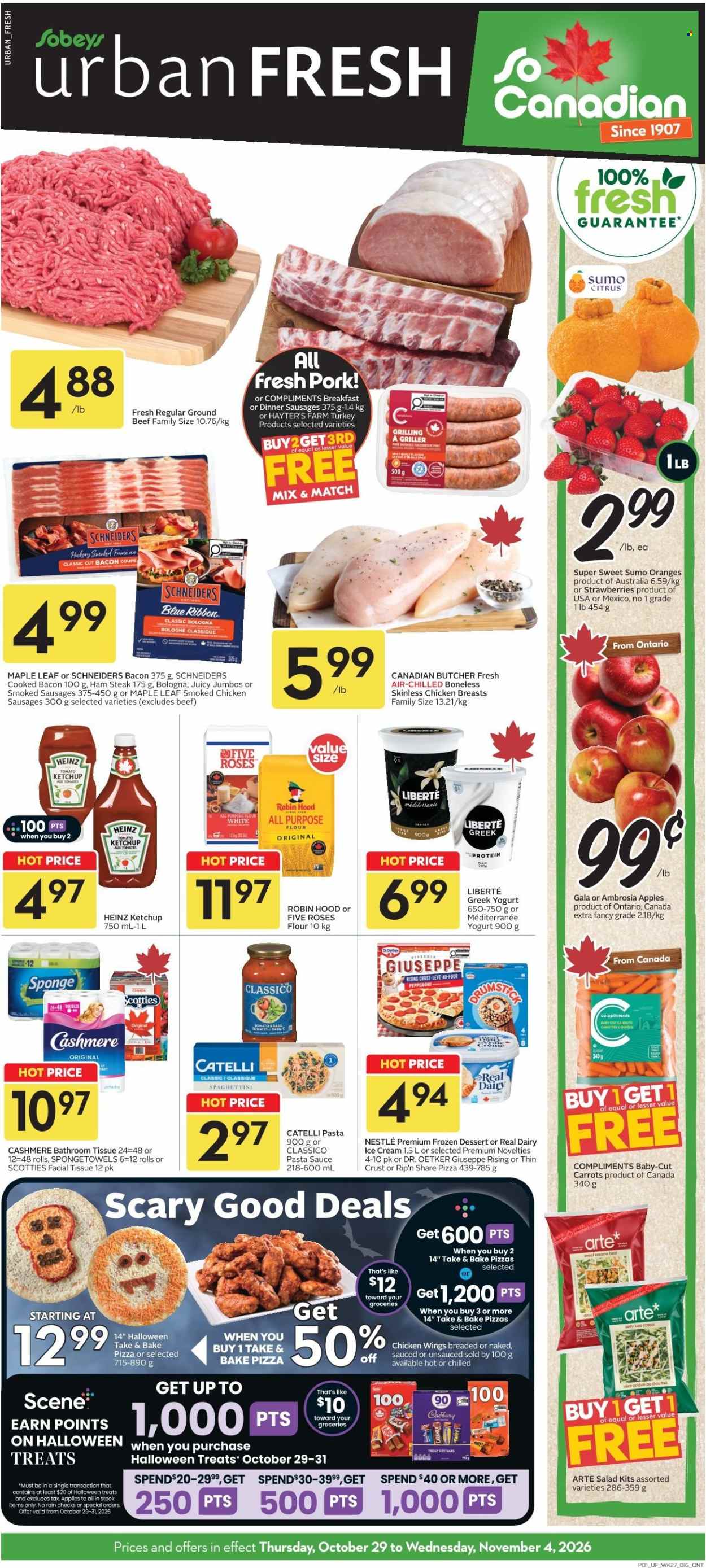 Circulaire Sobeys Urban Fresh - 29 Octobre 2026 - 04 Novembre 2026. Page 1