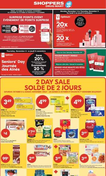 Circulaire Shoppers Drug Mart - 31 Octobre 2026 - 06 Novembre 2026.