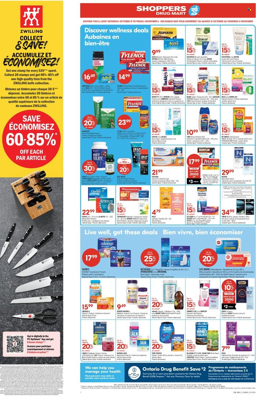 Circulaire Shoppers Drug Mart - 31 Octobre 2026 - 06 Novembre 2026. Page 4